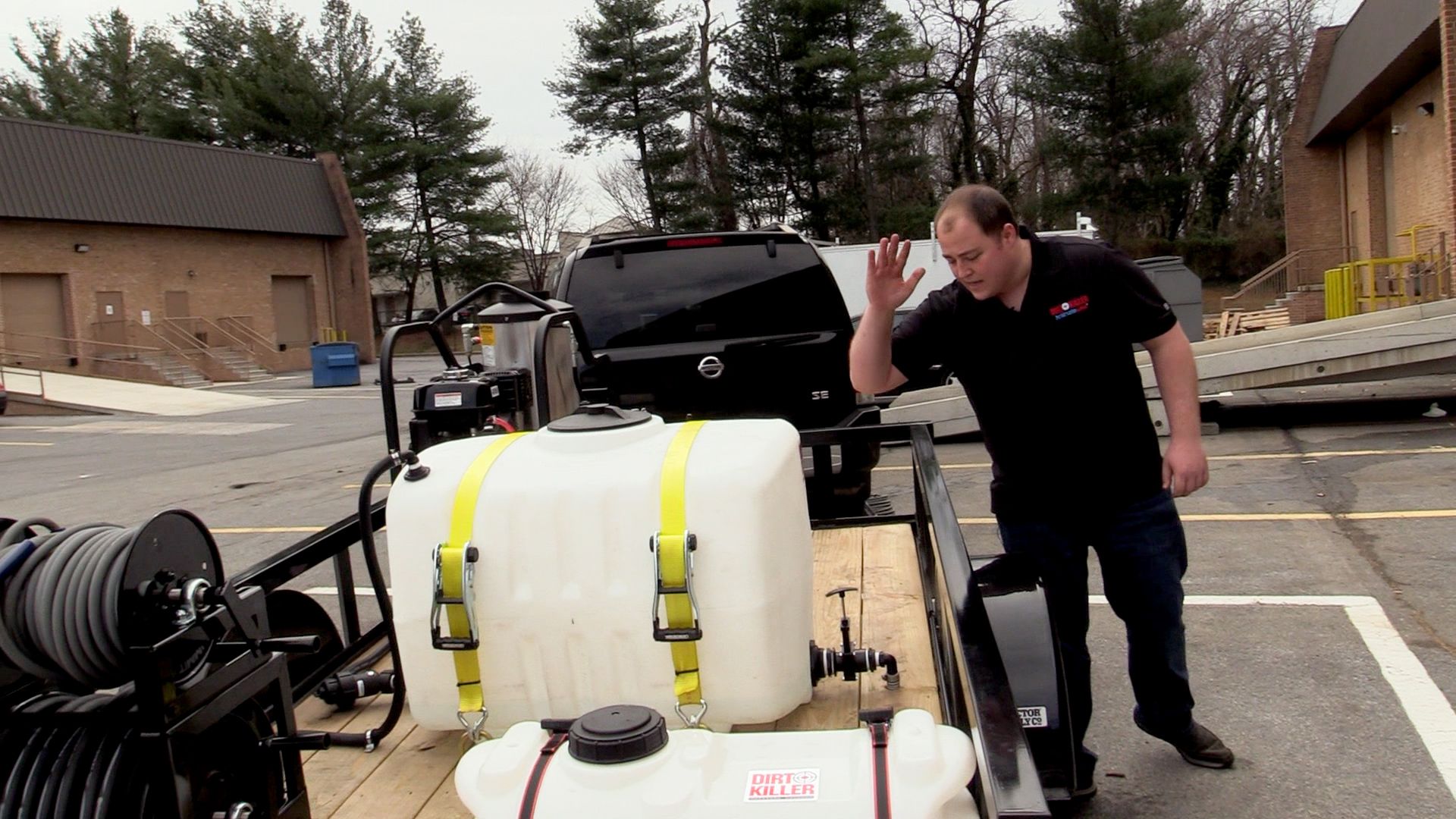 Hot wash custom pressure washer trailer Atlantic Pressure Washers